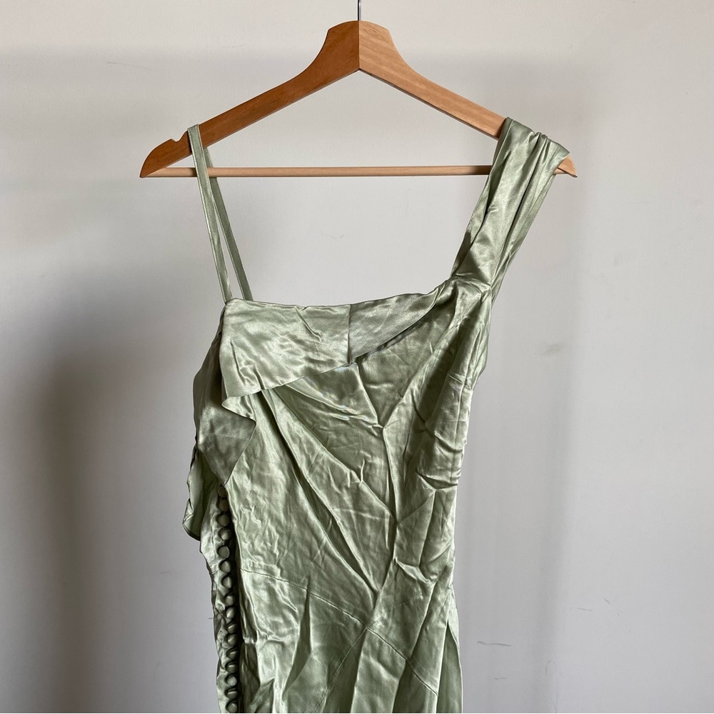 $319 NWT Sage For Love And Lemons “Jewel” Maxi Dress Sz Large L - Picture 6 of 12